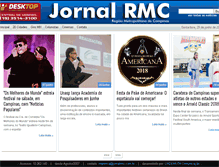 Tablet Screenshot of jornalrmc.com.br